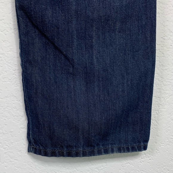 J Brand Dark Blue Linen Jean - Picture 7 of 8